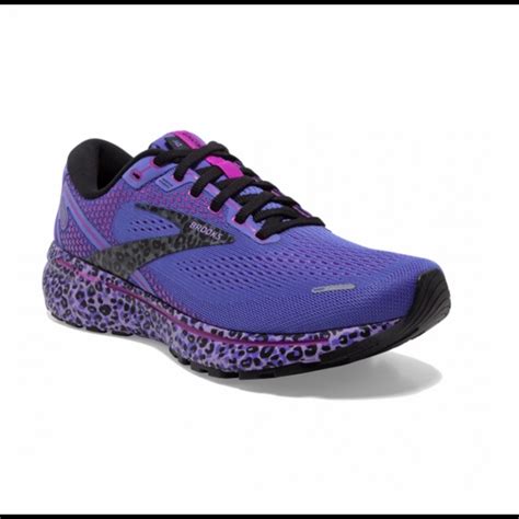 brooks ghost 14 purple leopard.